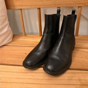 Proenza Schouler Classic Black Leather Ankle Boots